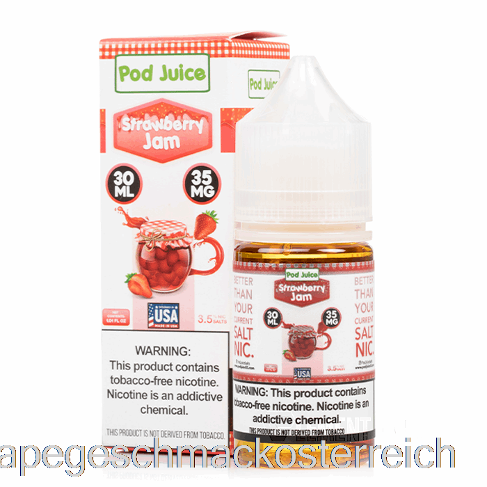 Erdbeermarmelade - Schotensaft - 30 Ml 35 Mg Vape-Geschmack